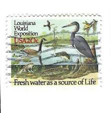 STAMP US SCOTT 2086 "Bayou & Wildlife" 20 CENT 1984 ...
