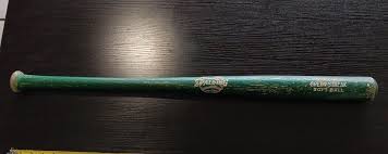 Vintage Spalding Wooden Green Stick Softball Bat USA 48-238 33" | eBay