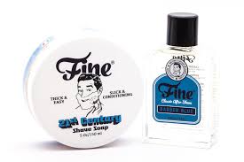 Fine Accoutrements | Barbershop Blue Shaving Soap In Tub ...