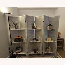 RHF Panel 5.6 Ft Tall Partition Wood Room Divider - AptDeco