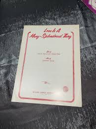 Love Is A Many Splendored Thing Paul Webster 1955 Vintage ...