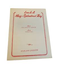 Love is a Many-Splended Thing Paul Francis Webster Sammy ...