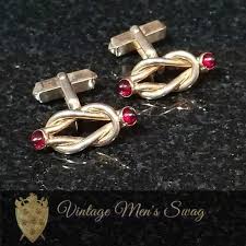 Vintage Survivor 1940s Swank Knot Cufflinks Offered by Vintage Men's Swag Xy-2 / ABA-1 - Etsy Australia