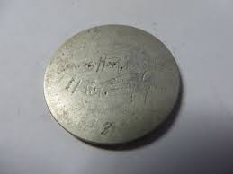 Vintage Nov. 6, 1900 LOVE TOKEN Coin SILVER Louis Hoofnagle ...