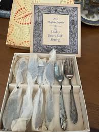 Set of 6 Vintage EPNS Sheffield England "Loxley" Dessert ...
