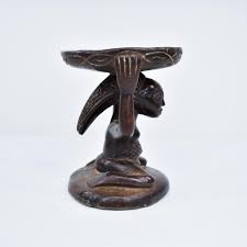 Early 20th Century African Wood Headrest | Chairish