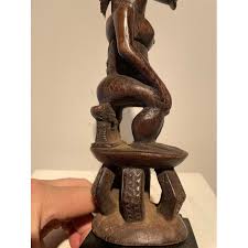 Baule Blolo Asye Usu Divination Figures / Pair , Côte d ...