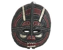 African Antique Congolese Painted Baluba Face Mask, Tribal ...