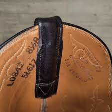 Men's Vintage Lucchese L0842 San Antonio Black Leather Cowboy Boots Size 8.5 | eBay