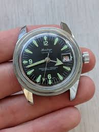 Heritage Calendar vintage men's watch Diver Style | eBay