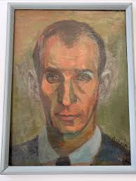 Anders Aldrin Painting Self Portrait Important American ...