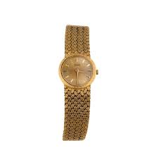Lot - Piaget 18K Woven yellow Gold Ladies Wristwatch