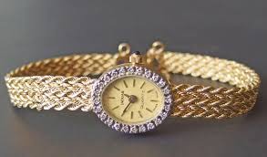 Sold at Auction: 14KT GOLD JAGUAR LADIES WRISTWATCH