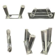 Lucite Photo Frame Art Display 9” Rectangle Base With ...