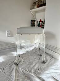 Rialto Vintage 1970s lucite vanity stool | Used,… | Noihsaf Bazaar