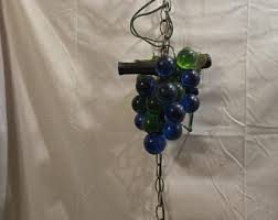 Vintage Lucite Grape Cluster Blue Swag Light - Etsy India