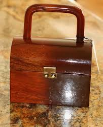 TIMMY WOODS NATURAL OMBRE BOX TRAIN CASE CLUTCH HANDBAG ...