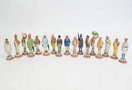 Antique Group Of Indian Krishnanagar Wire And Clay Hand ...