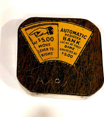 Antique Collectible Dime Register Bank Locks at 1st Dime ...