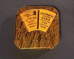 RARE Snow White and the Seven Dwarfs Dime Register Bank ...