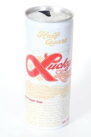 Lucky Lager Beer Can - 16oz | eBay