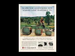 1950s RCA Victor Portable Television "freight Line" Retro ...