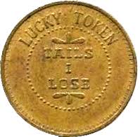 Lucky Token - Heads I Win / Tails I Lose - Estados Unidos – Numista