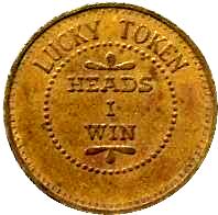 Lucky Token - Heads I Win / Tails I Lose - United States – Numista