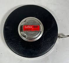 Vintage LUFKIN Engineers WHITE Clad 100 Ft Mod HW226D ...