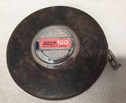 Vintage Lufkin Rule Company White Tape Measure 100 ft ...