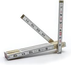 Measuring Wheel Crescent Lufkin 5/8" X 8' Red End Wood Rule With 6" Slide Rule Masonry Tools