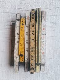 Vintage Ruler, Fold Out Roller, Vintage Tools, Wood Ruler ...