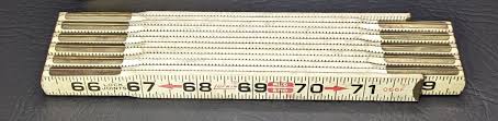 Vintage Lufkin Rule Co. 72" Folding Wood Ruler Yardstick No. 8616 USA for sale online | eBay
