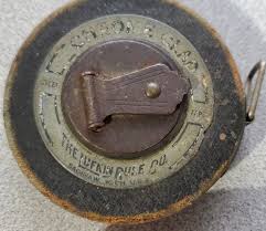 Vintage Lufkin Rule Universal 25 ft Steel Tape Measure USA ...