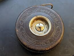 Vintage Eugene Dietzgen Reliance Steel Tape 25 Feet Chicago ...