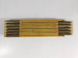 LUFKIN X46 Red End Extension Rule 72" Folding Wood Ruler USA ...