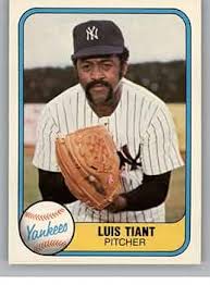 1981 Fleer Baseball #82 Luis Tiant New York ... - Amazon.com
