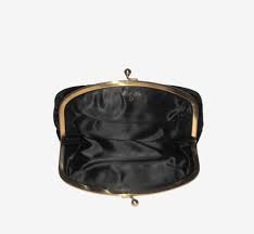 Vintage 1950s Black Velvet Clutch Purse by Mel-ton - Etsy