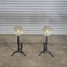 Pair of Vintage Virginia Metalcrafters (Harvin) Large ...