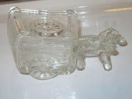 Vintage Pressed Glass Candy Container -- Donkey/Horse/Mule ...