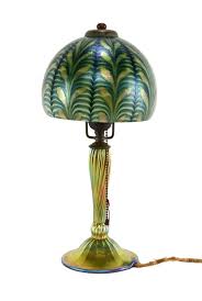 Sold at Auction: American Art Glass Boudoir Lamp