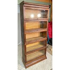 Antique Mission Oak 5 Stack Barrister Bookcase | Chairish