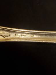 Antique sterling silver serving spoon eugenie 1895 Watson ...