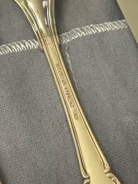 Buccellati Sterling Silver 925 Antique Diamond Fork, Spoon ...