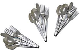 20 Piece Silverware Set, 4 Place Setting - 3 Designs ...