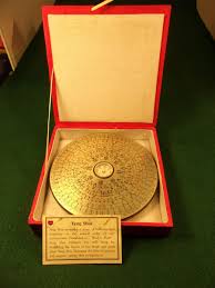 RARE OLDER VTG CHINESE "FENG SHUI" COMPASS TOOL WITH HIGHLY ...