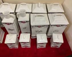 Vintage 12 PCS Mepoco Ware , Made in Germany ,canister ...