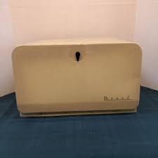 Antique Metal Farmhouse Vented Bread Box | eBay