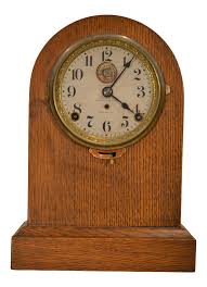 Antique Clock 1909 Seth Thomas 'Progress' Shelf Alarm | Chairish