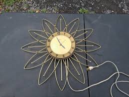 starburst sunburst wall clock products for sale | eBay